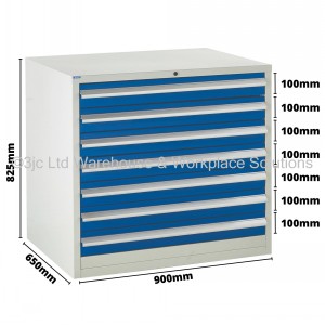 Euroslide Storage Cabinet 7 Drawer 825mm